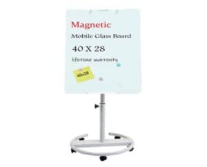 Maxtek Glass Mobile Whiteboard