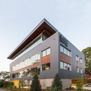 Commercial building exterior facelift
