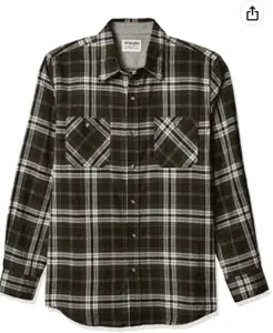 Wrangler long-sleeved flannel shirt