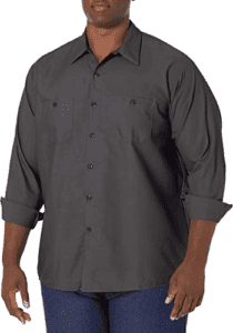 Red Kap men's industrial work shirt