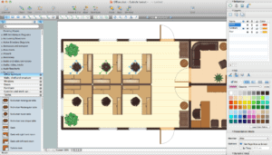 ConceptDraw office planning layout software screenshot