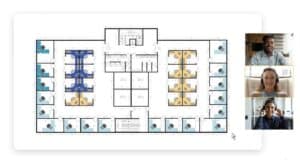 SmartDraw office layout planner screenshot