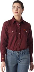 Wrangler Riggs women’s flame-resistant work shirt