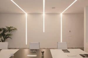 Light & Green cove lighting for offices