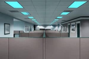 Shade Magic Covers fluorescent light covers for windowless offices