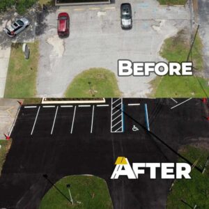 Anderson & Son’s Asphalt parking lot resurfacing project