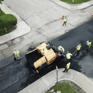 Parking lot resurfacing by DC Construction