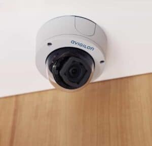 Avigilon CCTV camera installation by Forbel