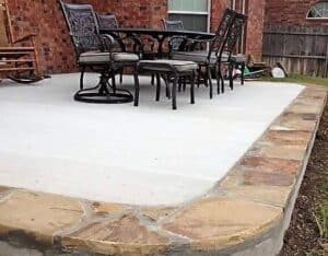 Smooth concrete finishes by Texas Patios