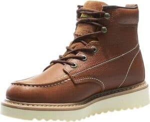 WOLVERINE men's moc toe 6" concrete work boots