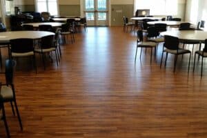 Hardwood commercial flooring by Floor Décor Design Center