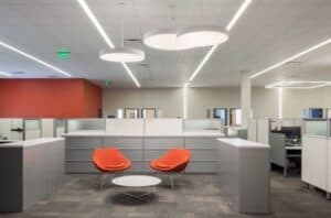 Commercial lighting by Pinnacle Architectural Lighting via Legrand
